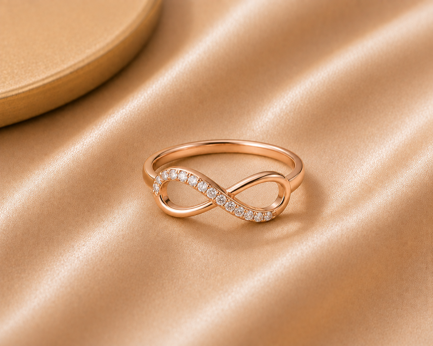 Rose Gold Infinity Ring